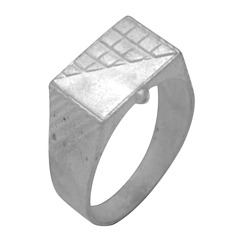 Biggest Close Out Deal- 950 Platinum Signet Ring, Platinum Wt.6.00 Gms.