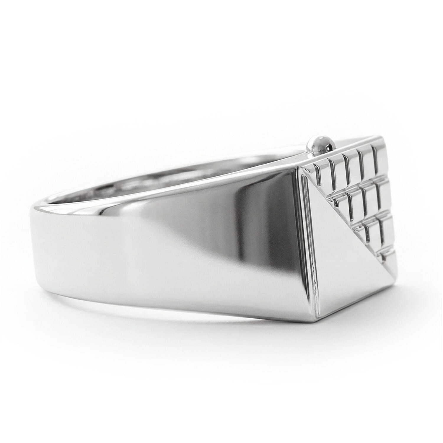 Biggest Close Out Deal- 950 Platinum Signet Ring, Platinum Wt.6.00 Gms.