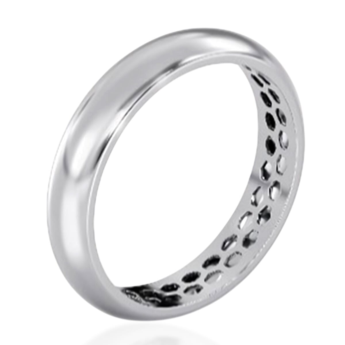 One Time Close Out Deal - 950 Platinum Band Ring, Platinum Wt. 3.50 Gms.