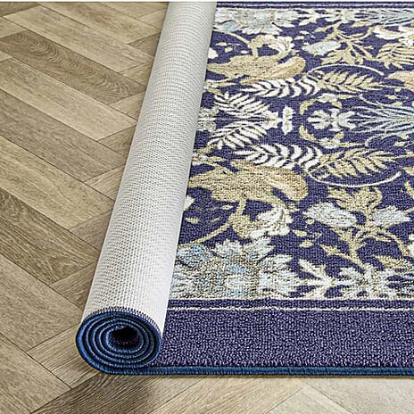 Ulster Weavers  Rug and Door Mat (Size 120x2 cm) - Blue
