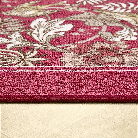 Ulster Weavers  Rug and Door Mat (Size 120x2 cm) - Red