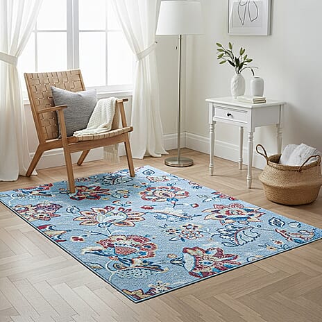 Ulster Weavers  Rug and Door Mat (Size 120x2 cm) - Blue