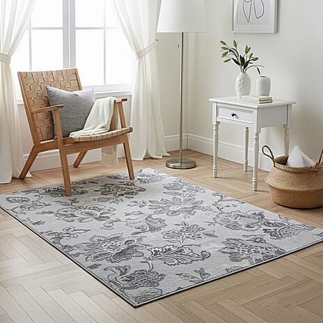 Ulster Weavers  Rug and Door Mat (Size 120x2 cm) - Grey