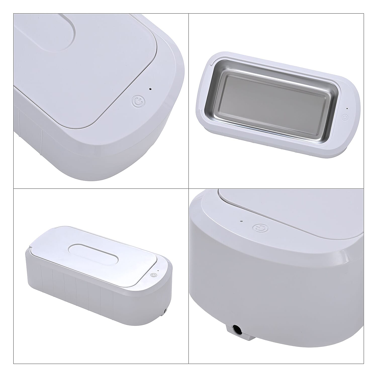 Multi-Purpose Ultrasonic Cleaner for Glasses & Jewelry - White