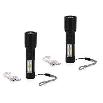 https://tjcuk.sirv.com/Products/81/9/8191211/LIVMORE-Set-of-2-Rechargable-Power-Beam-LED-Flashlights-Waterproof-800_8191211.jpg?w=342&h=342