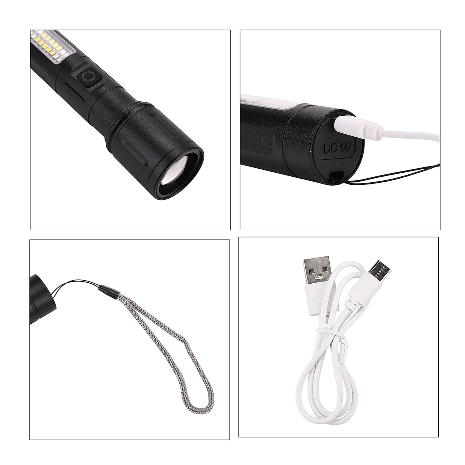 Set of 2 rechargeable Torchlight