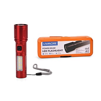 https://tjcuk.sirv.com/Products/81/9/8191214/LIVMORE-Set-of-2-Rechargable-Power-Beam-LED-Flashlights-Waterproof-800_8191214.jpg?w=342&h=342