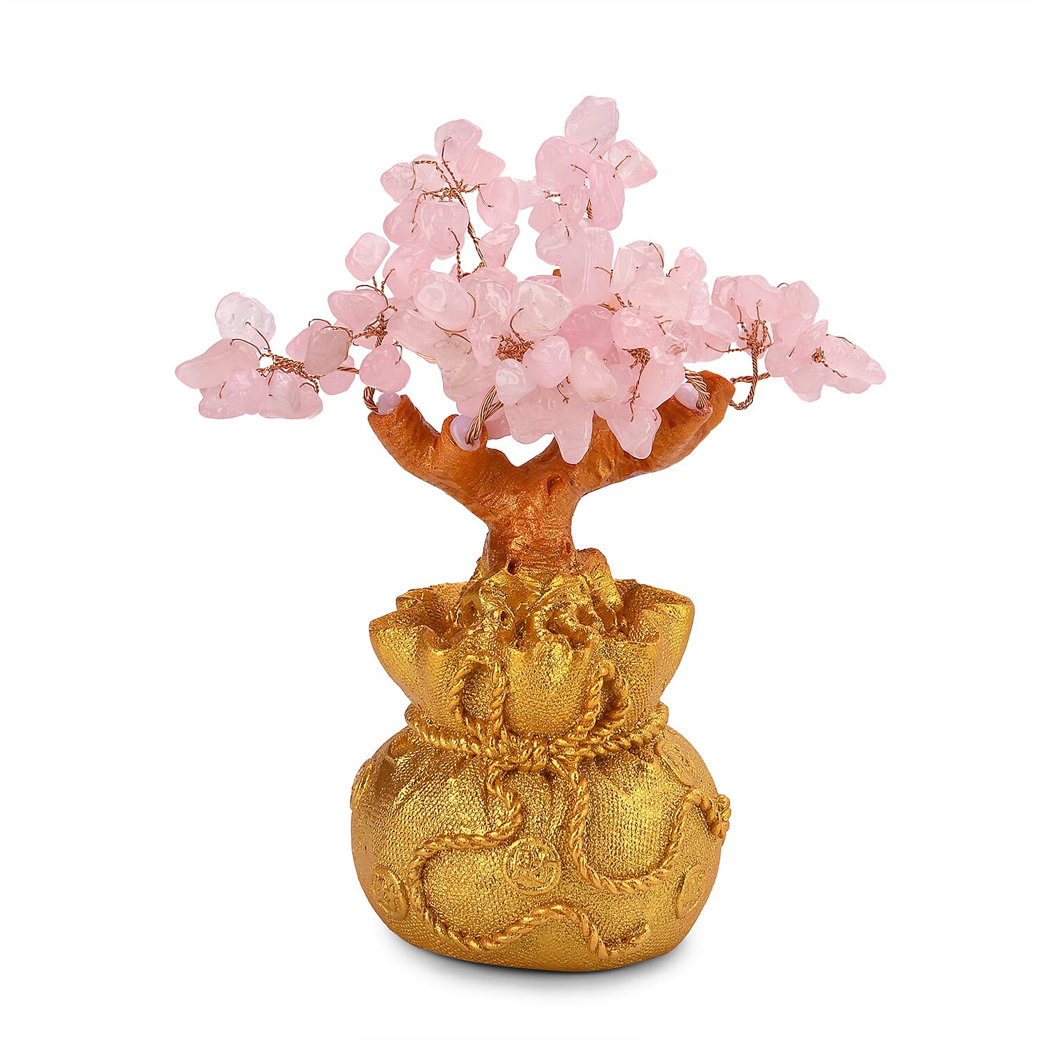 Tucson Find- Rose Quartz Gemstone Tree of Life  (16-17 cm) - 750.00 Ct.