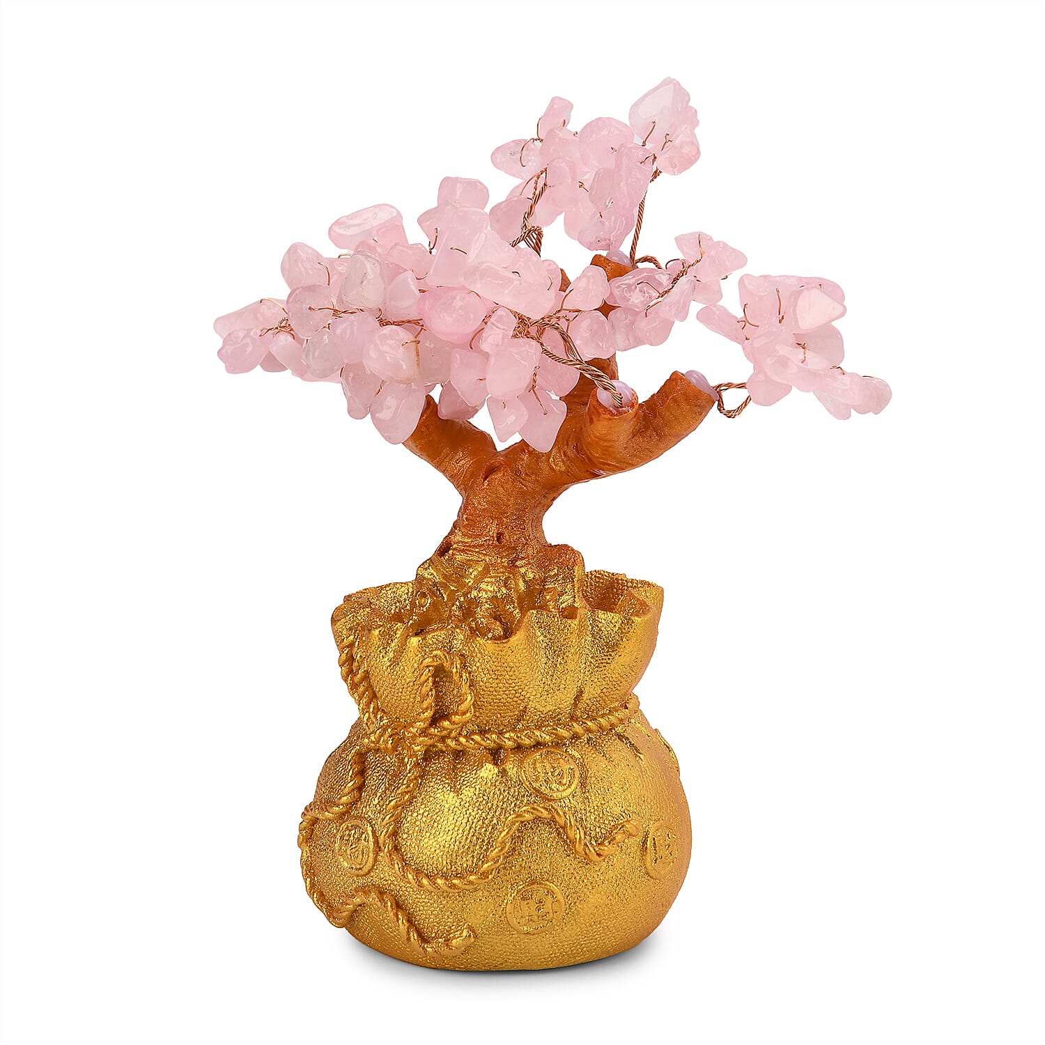 Tucson Find- Rose Quartz Gemstone Tree of Life  (16-17 cm) - 750.00 Ct.