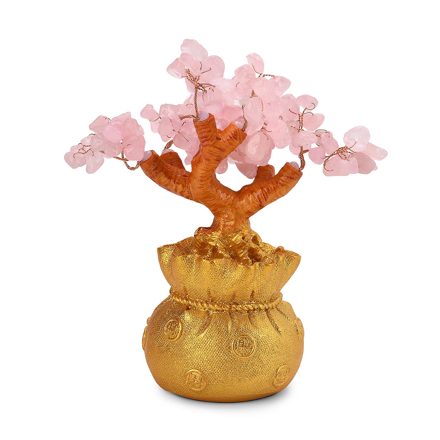 Tucson Find- Rose Quartz Gemstone Tree of Life  (16-17 cm) - 750.00 Ct.