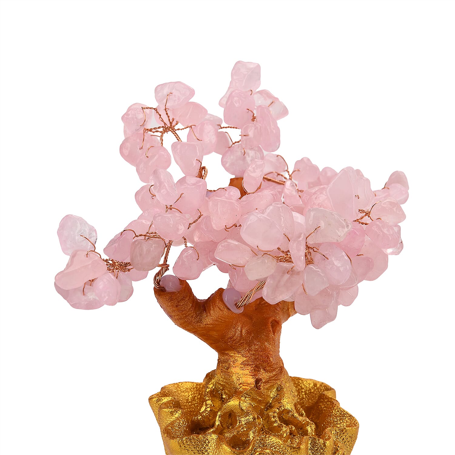 Tucson Find- Rose Quartz Gemstone Tree of Life  (16-17 cm) - 750.00 Ct.