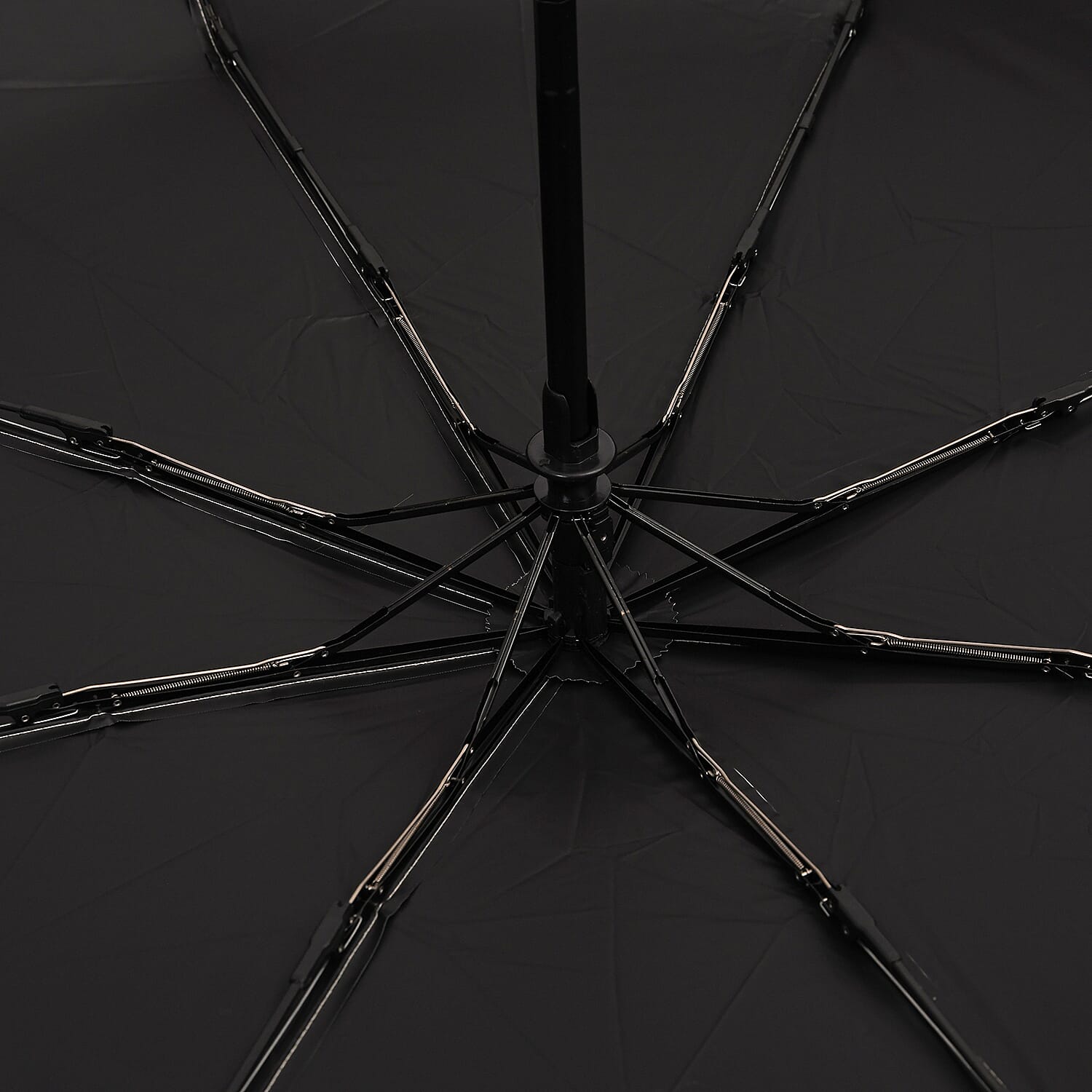 Flower Pattern Automatic Umbrella - Sun and Rain Protection - Khaki