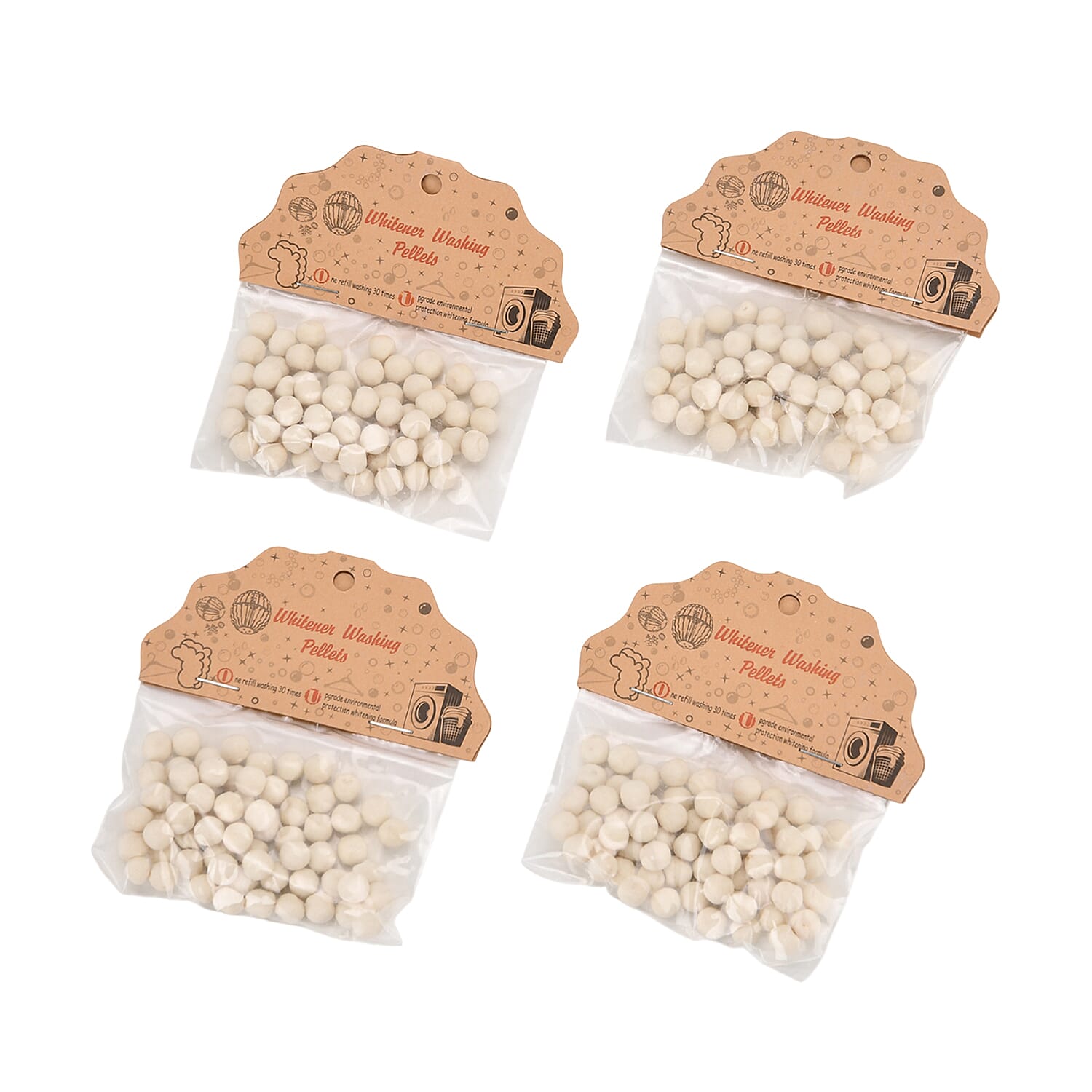 NEW Fressia Fragrance Laundry Washing Balls with 4 Pack Replacement | Non-Detergent System for 90 Washes - Blue