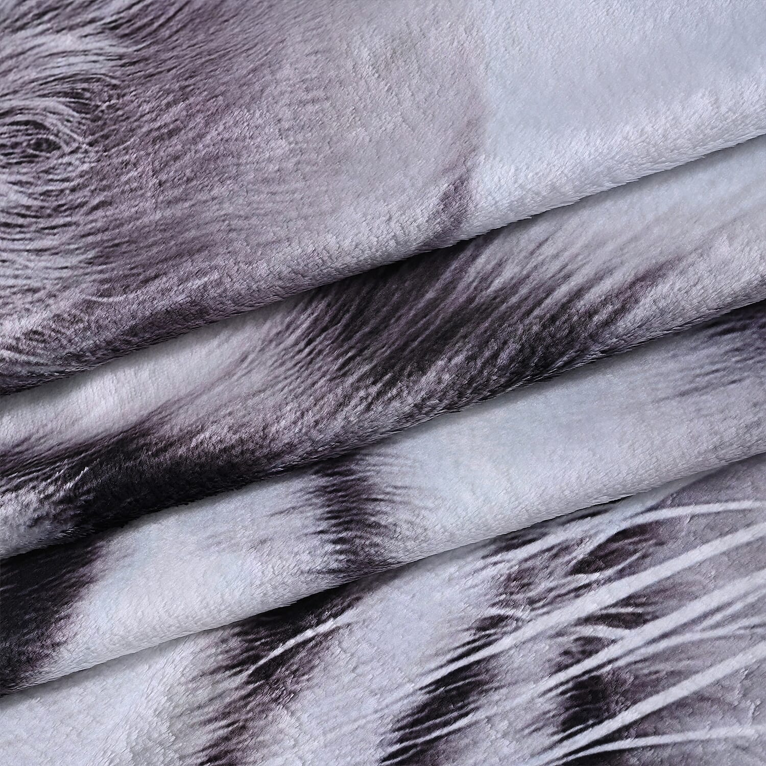 NEW Tiger Blanket (Size 200x150cm) - Black White & White