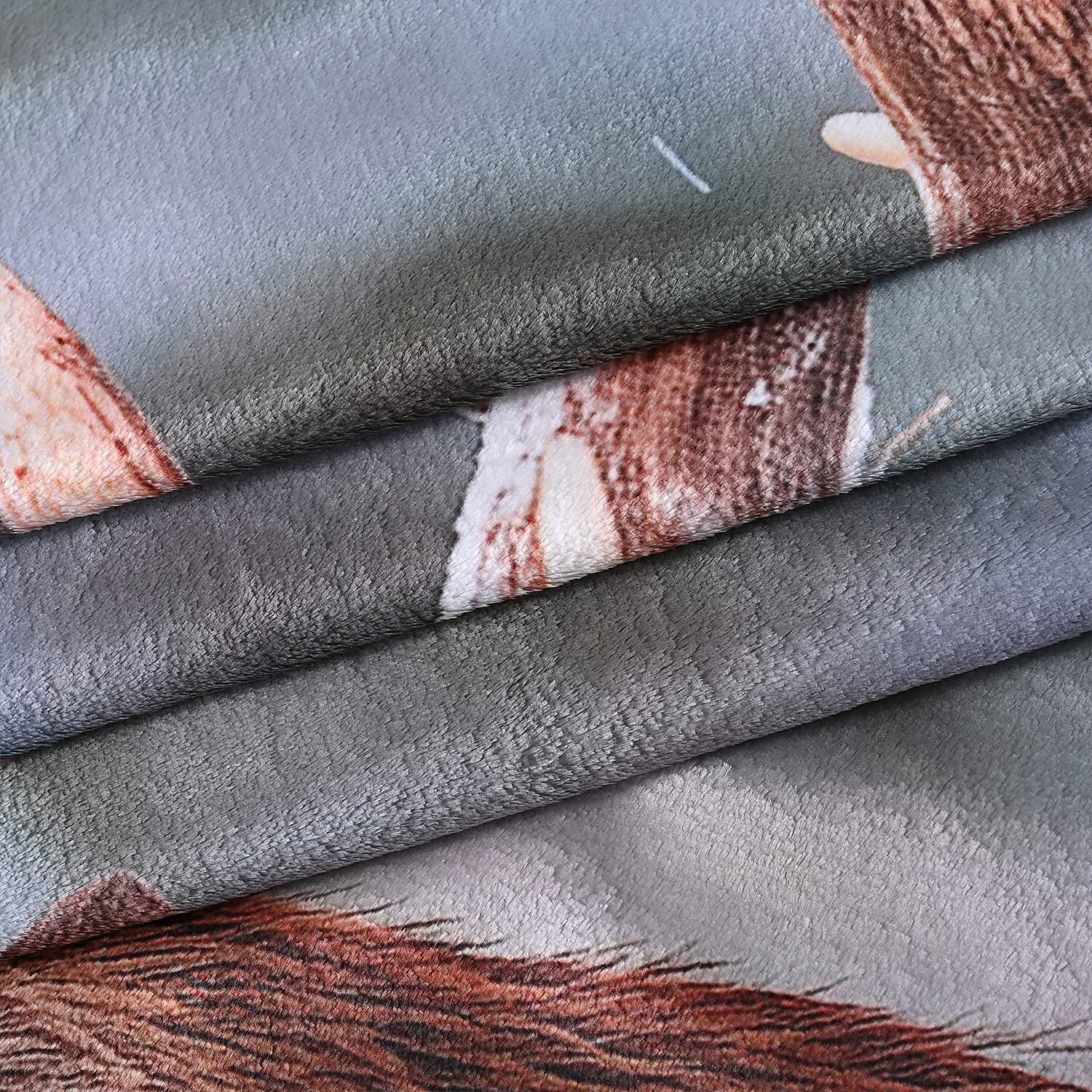 NEW Digital Printed Reindeer Blanket (Size 200x150 cm)