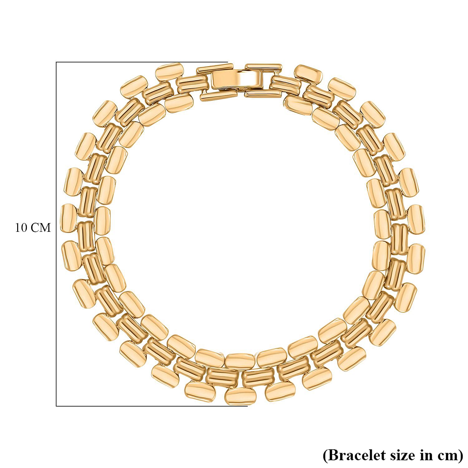 One Time Close Out - Bracelet (Size - 7.5) in Yellow Colour Tone One Time Close Out - Bracelet (Size - 7.5) in Yellow Colour Tone