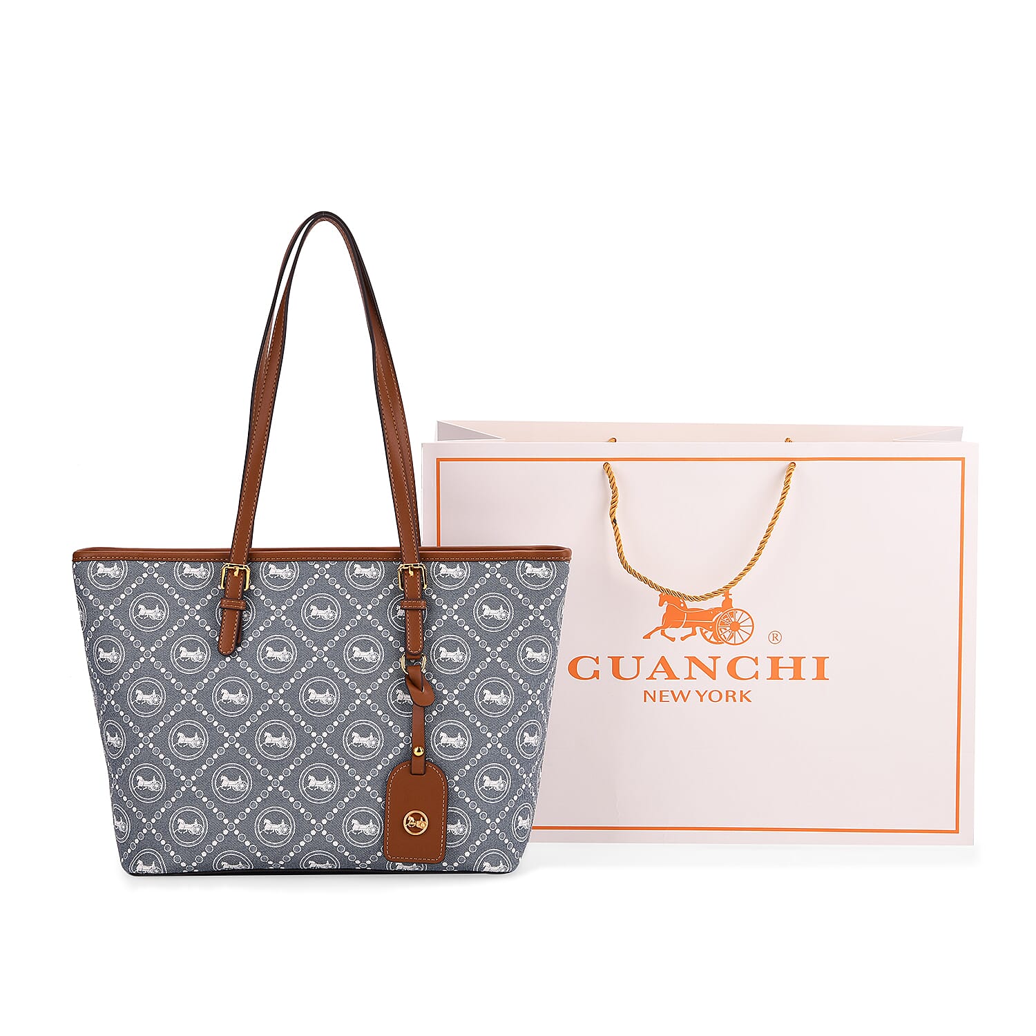 Guanchi Classy Tote Bag - Blue