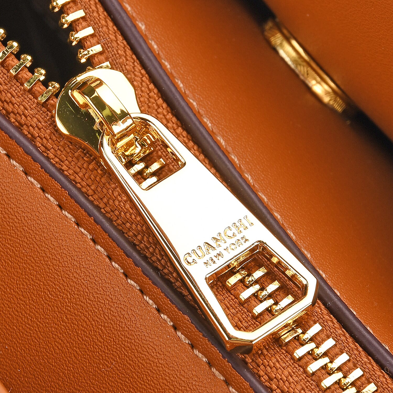 Guanchi Tote Bag with Detachable Shoulder Strap - Cream, Black & Tan