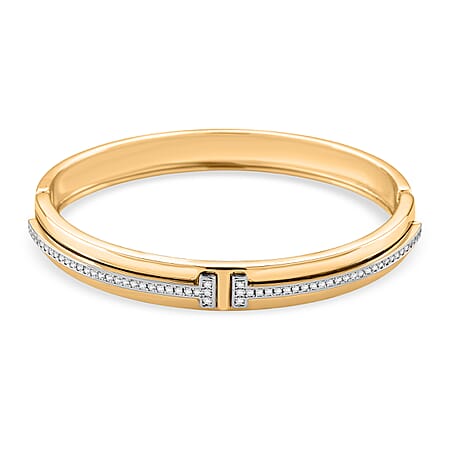 White Cubic Zirconia Bangle (Size - 7) 1.20 Ct.