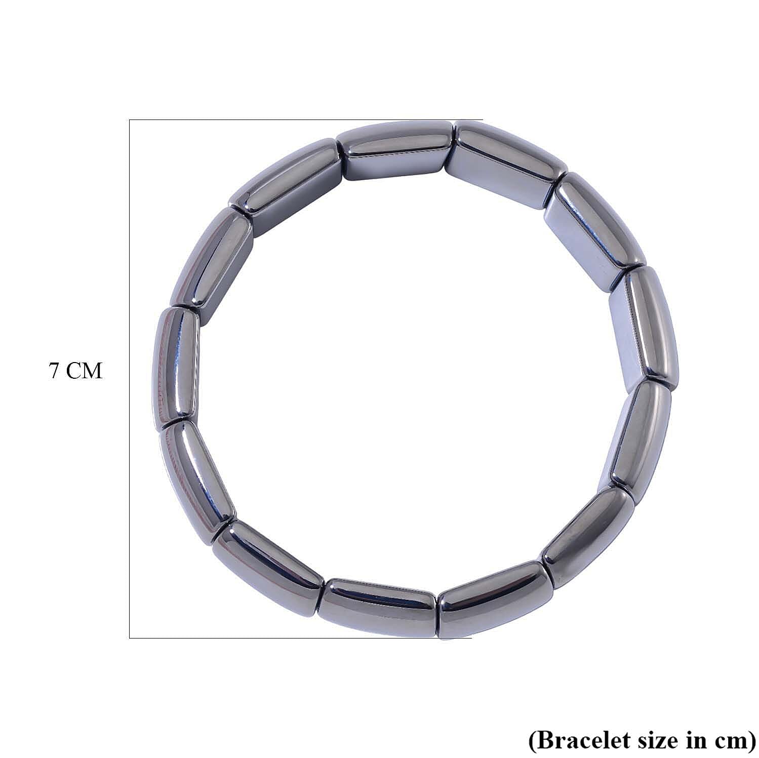 Terahertz Stone Bracelet (Size 7.5 Stretchable) 171.00 Ct. Terahertz Stone Bracelet (Size 7.5 Stretchable) 171.00 Ct.