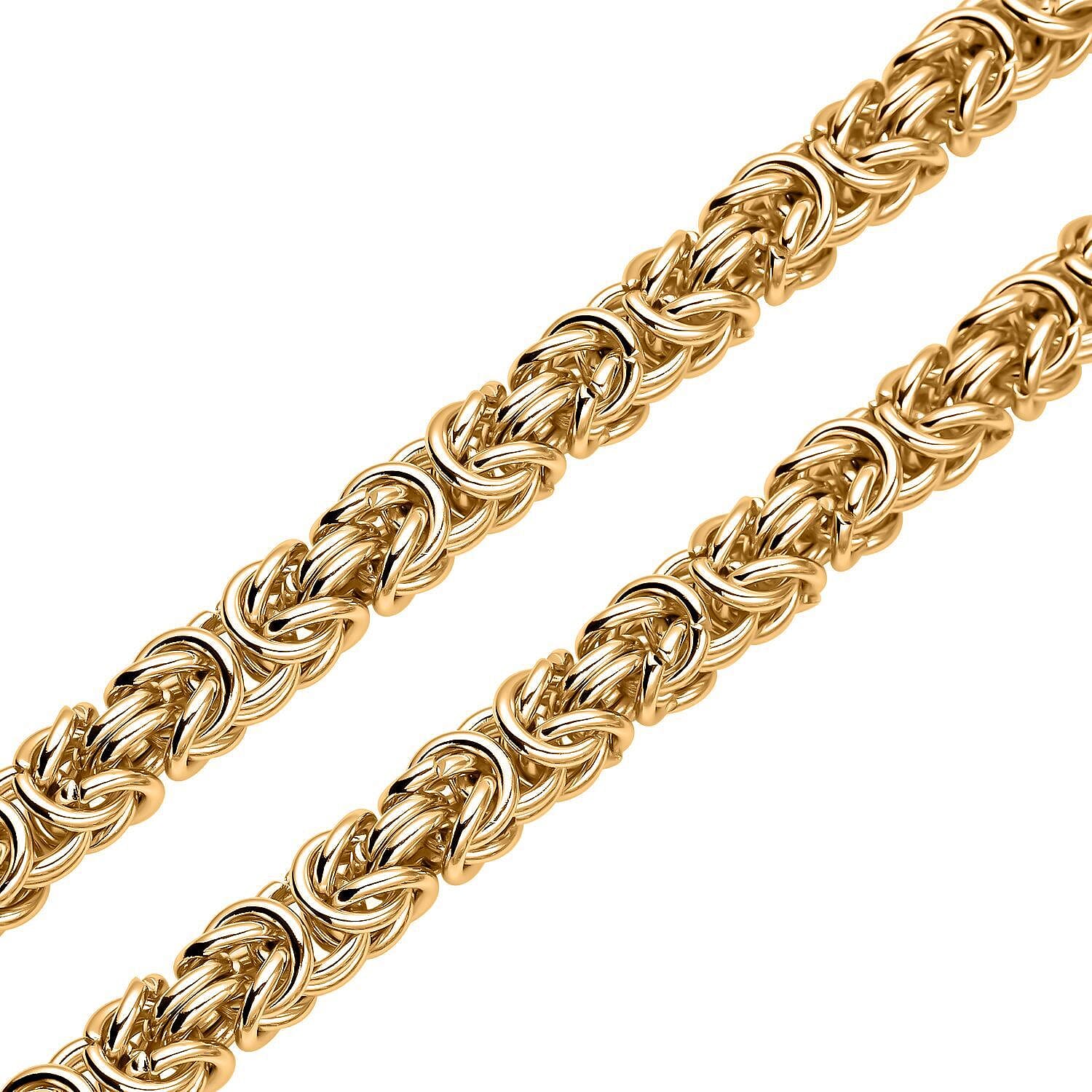 Biggest Deal of 2025 - Byzantine Necklace (Size - 20 - 2 Ext) with Lobster Clasp