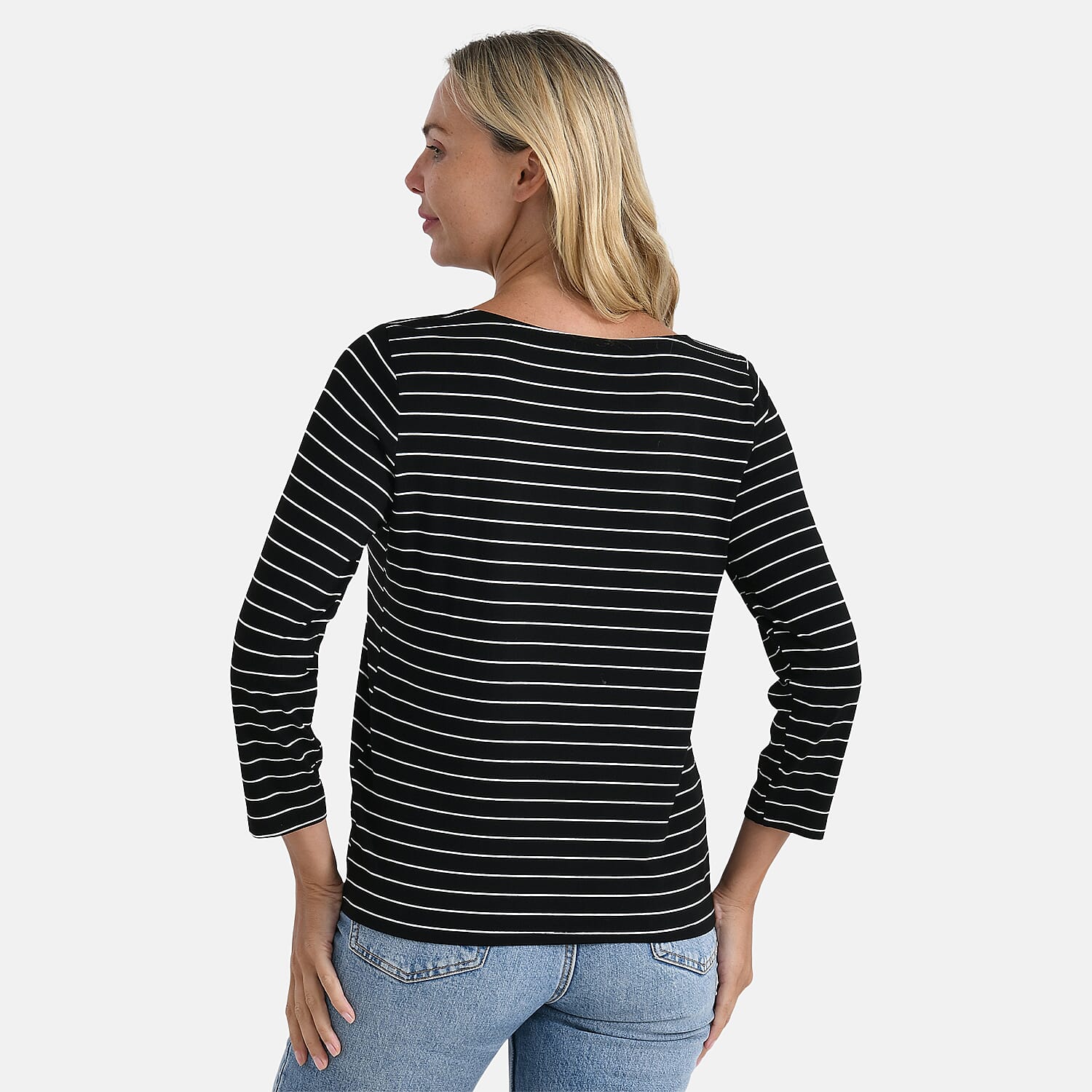 La Marey Striped Viscose Stretch T-shirt 