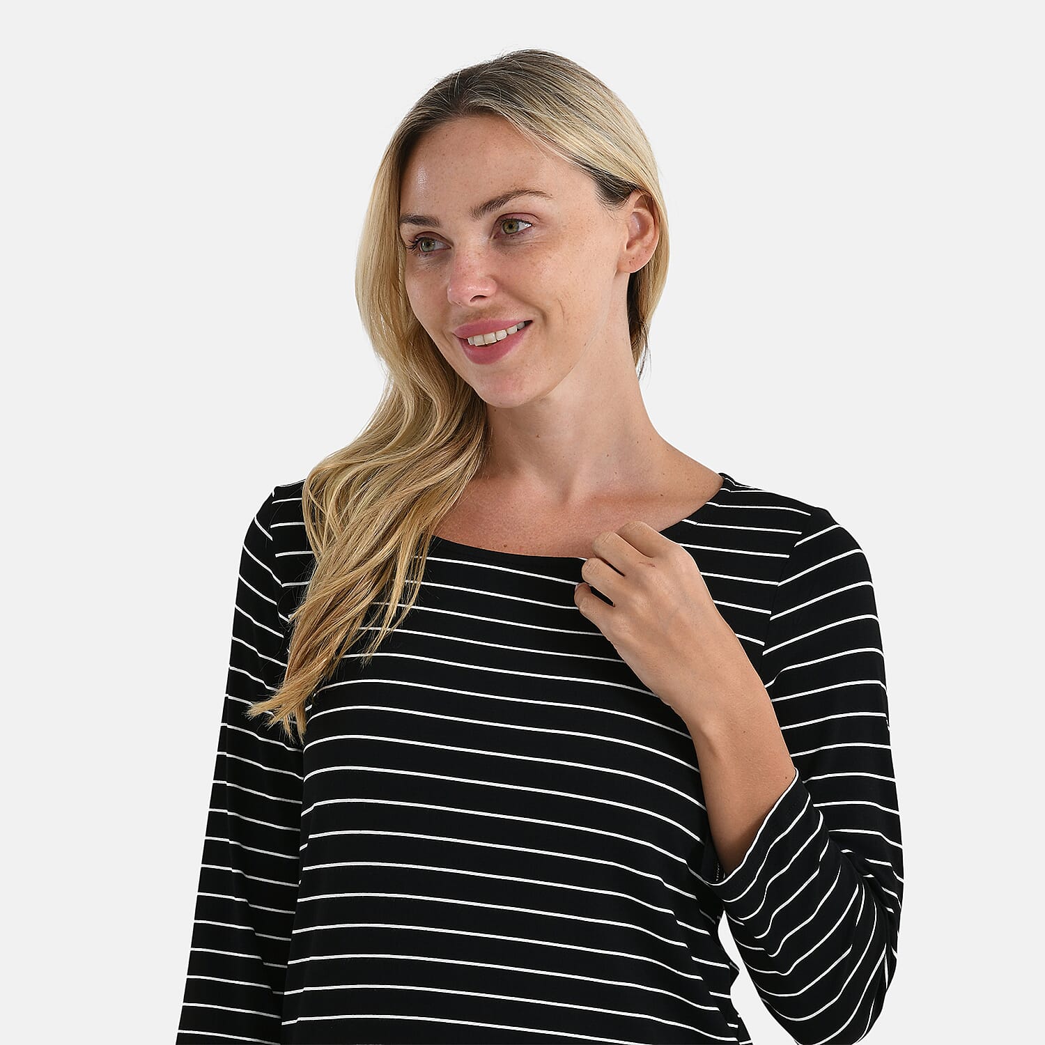La Marey Striped Viscose Stretch T-shirt 