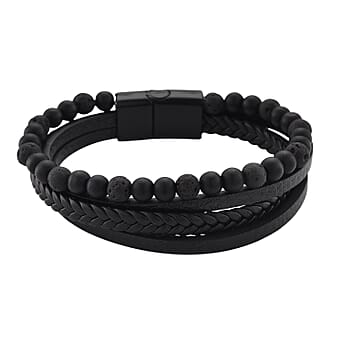 https://tjcuk.sirv.com/Products/81/9/8193180/Lava-Bracelet-Size-8-in-Genuine-Leather-10-00-Ct_8193180.jpg?w=342&h=342