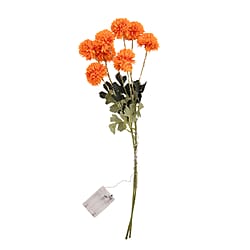 Set of 2 - Faux Flower Branches with LED Lights (60cm) - Orange