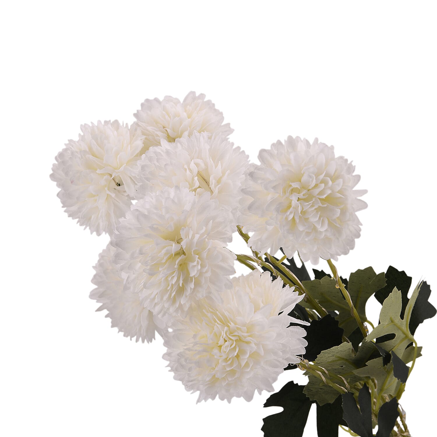 Set of 2 - Faux Flower Branches with LED Lights (60cm) - Off White