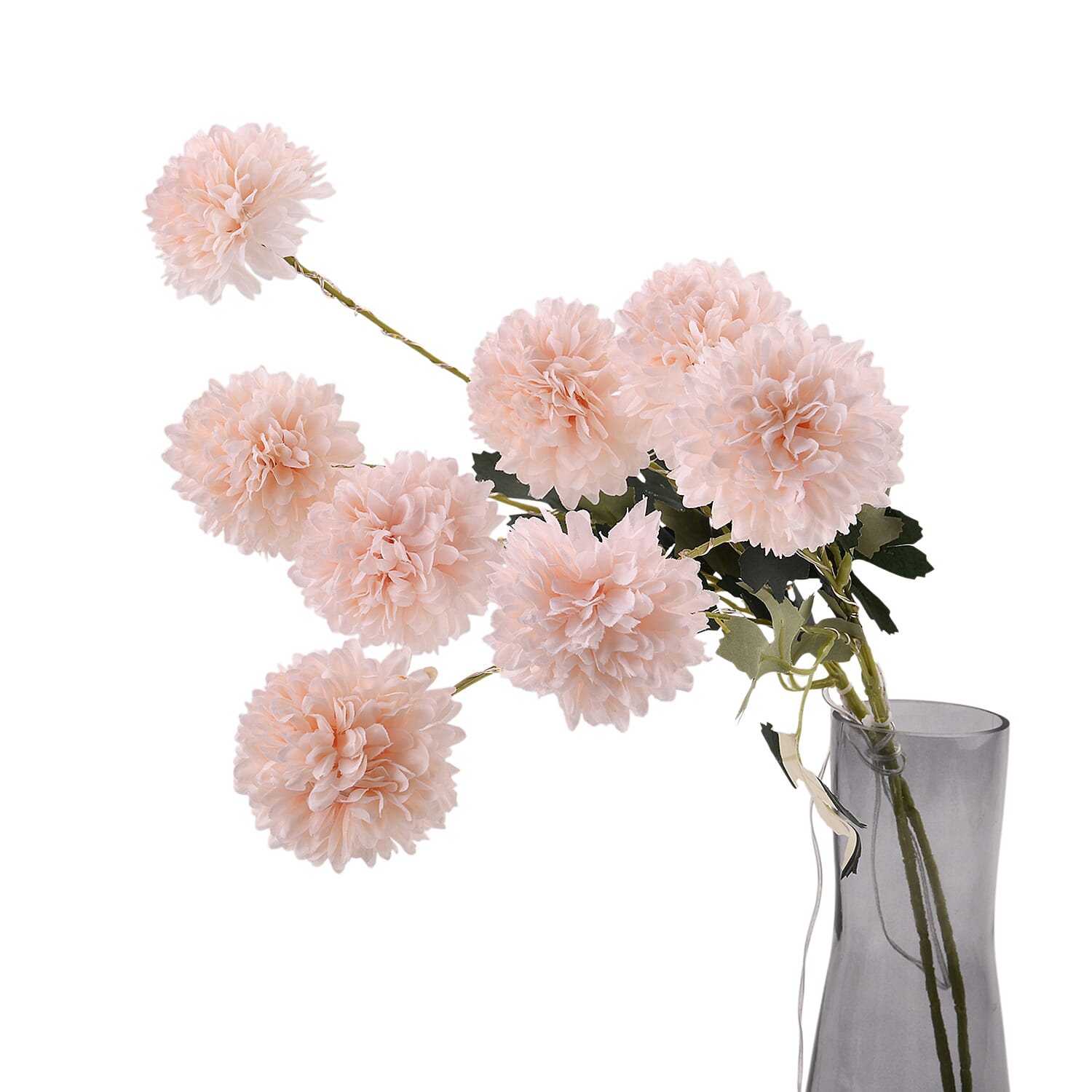 Set of 2 - Faux Flower Branches with LED Lights (60cm) - Light Pink