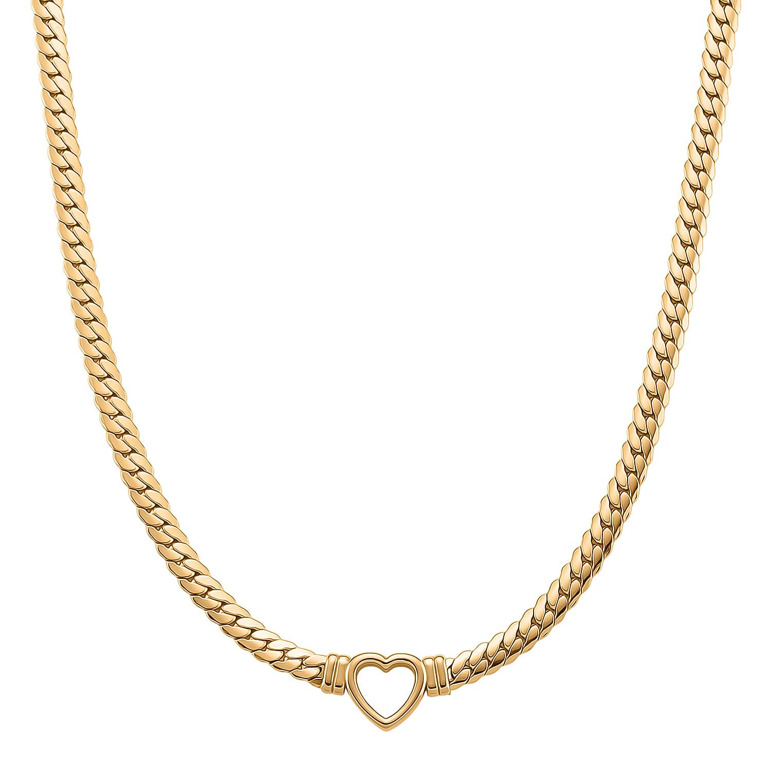 One Time Close Out Deal - Heart Necklace (Size - 19 with Ext)