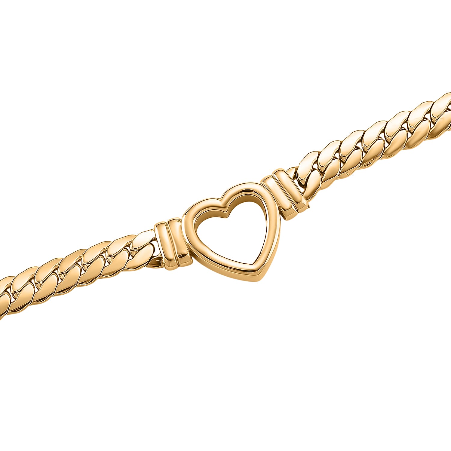 One Time Close Out Deal - Heart Necklace (Size - 19 with Ext)