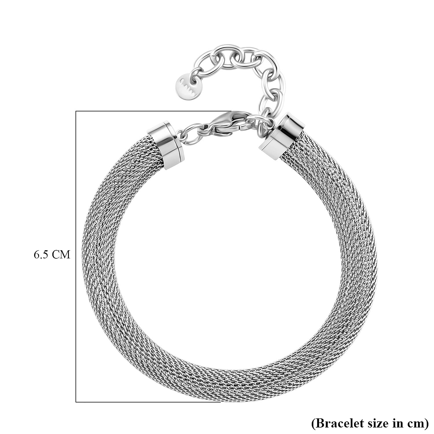 Designer Inspired Bracelet (Size - 7 - 1.5 Ext) - White Designer Inspired Bracelet (Size - 7 - 1.5 Ext) - White