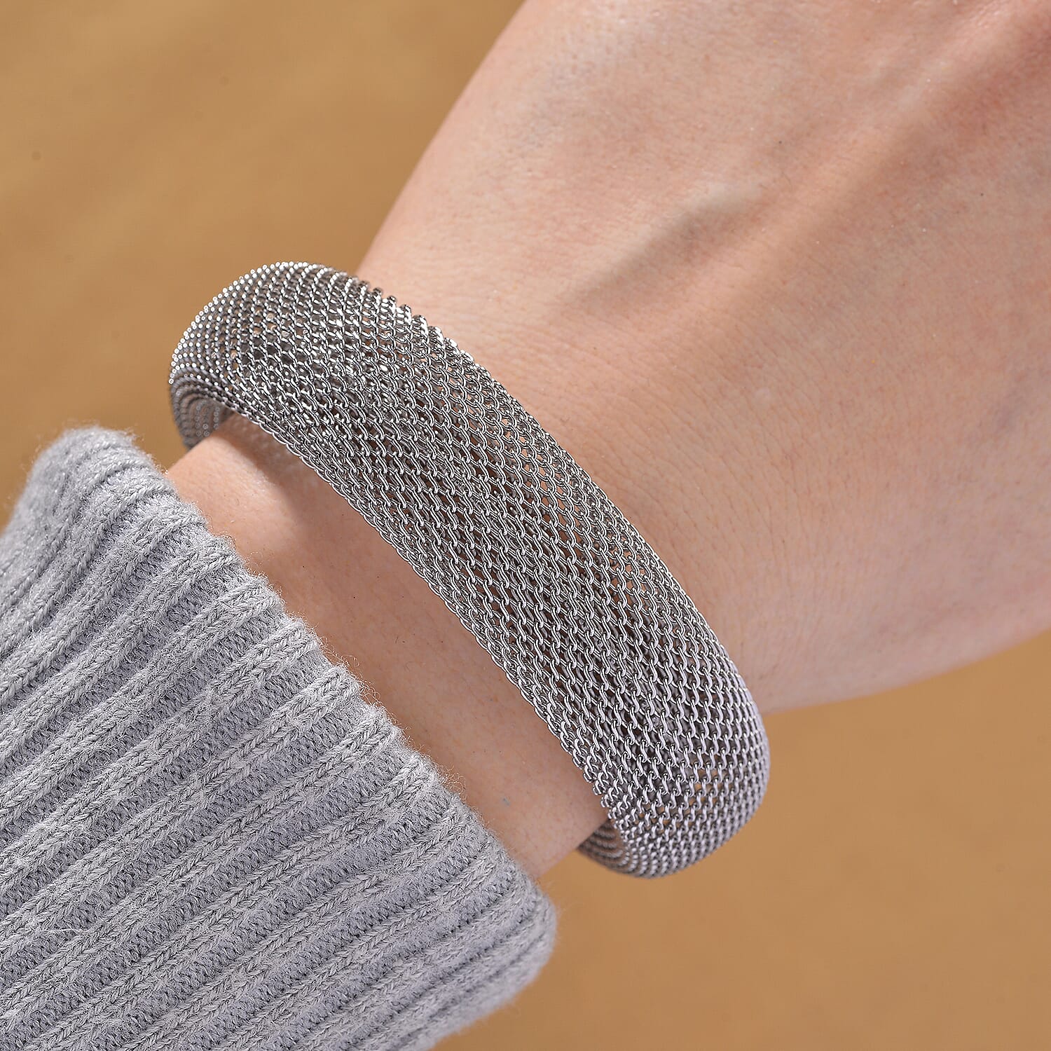 Designer Inspired Chunky Bracelet (Size - 7 + 1.5 Ext) 