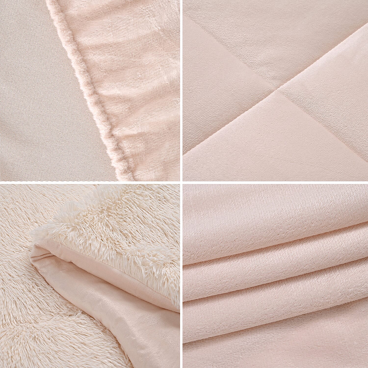 LIVMORE 6-Piece Faux Fur Comforter Set 