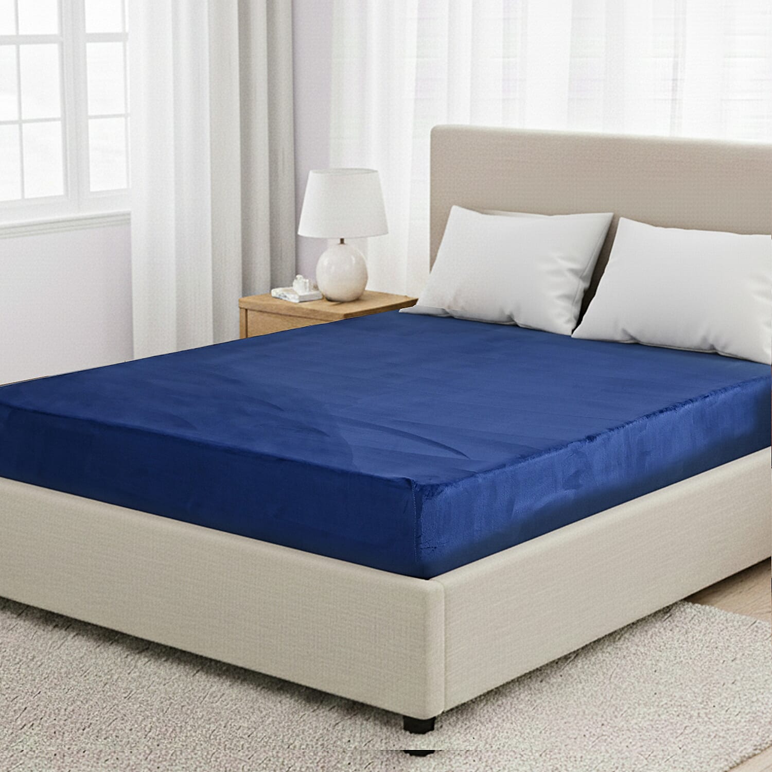 LIVMORE 6-Piece Faux Fur Comforter Set 