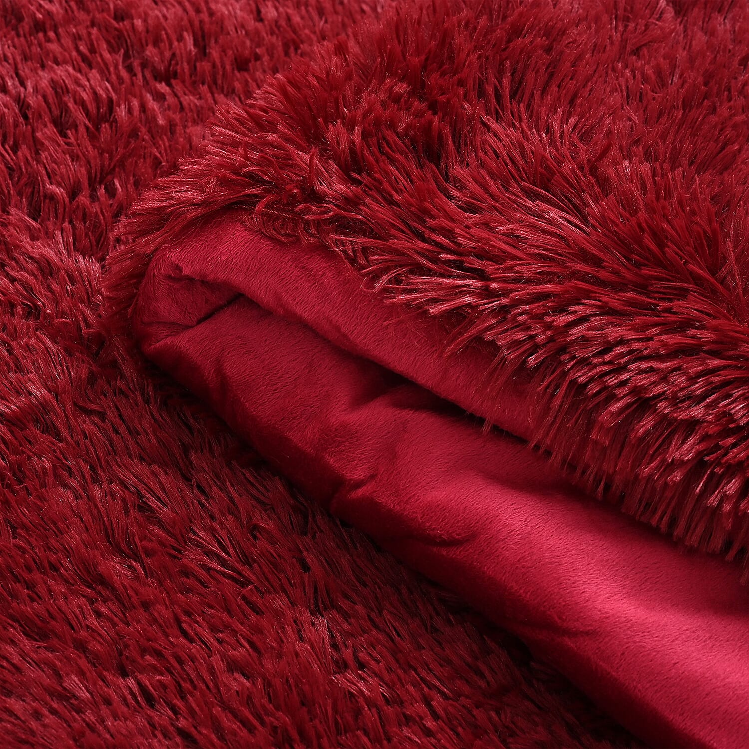 LIVMORE 6-Piece Faux Fur Comforter Set 