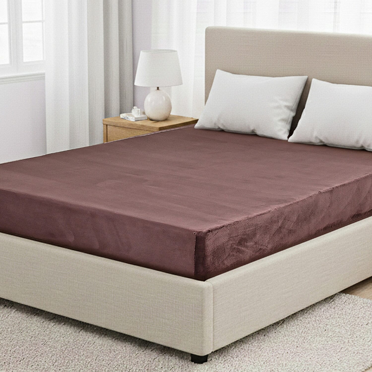 LIVMORE 6-Piece Faux Fur Comforter Set 