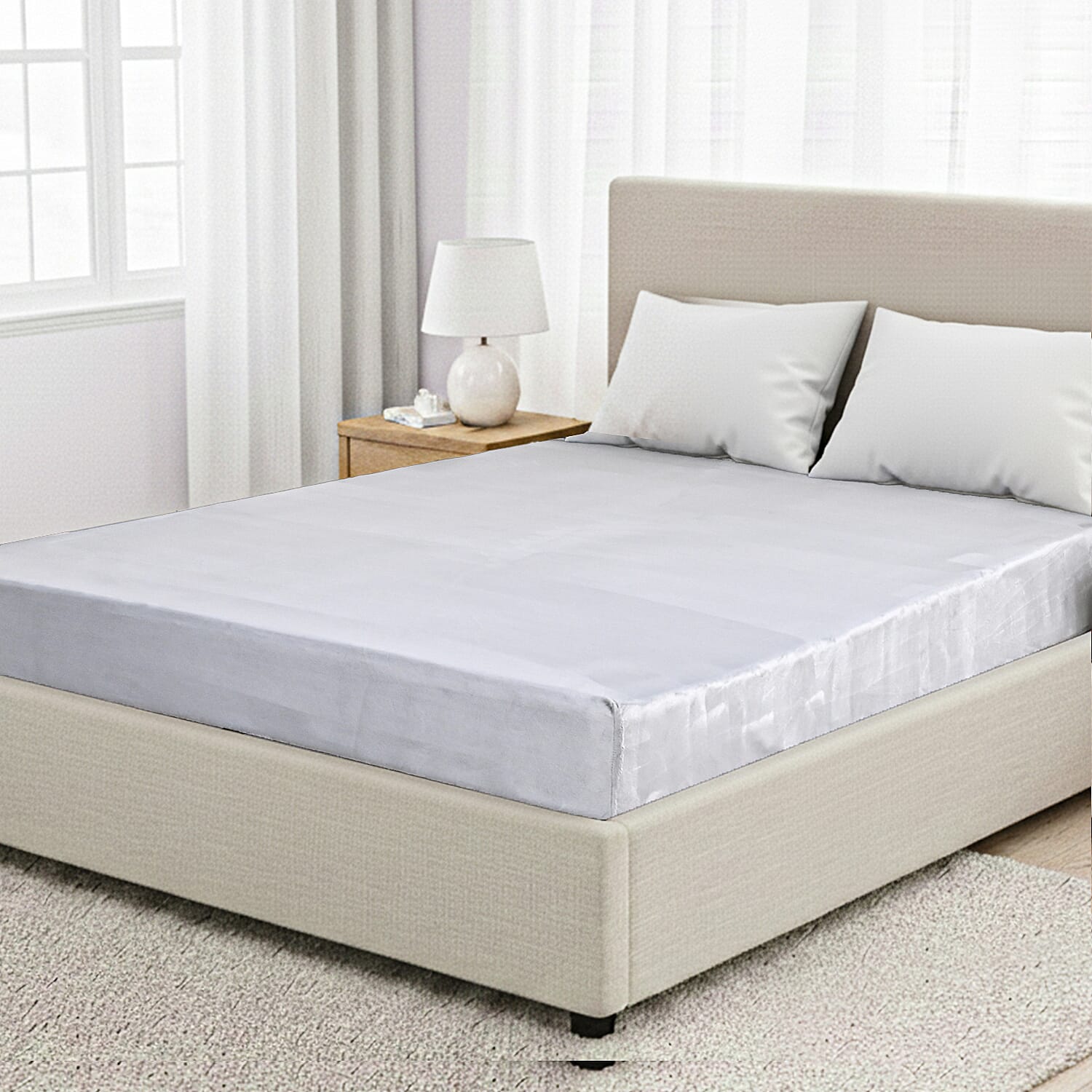 LIVMORE 6-Piece Faux Fur Comforter Set 