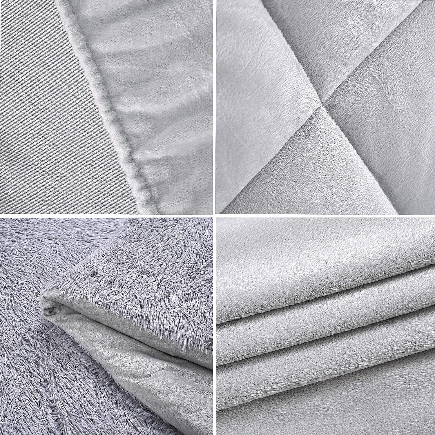 LIVMORE 6-Piece Faux Fur Comforter Set 