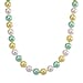 Multi Colour Shell Pearl Necklace (Size 20) with Magnetic Clasp 450.00 Ct.