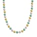 Multi Color Shell Pearl Necklace (Size - 20) with Senorita Clasp 380.00 Ct.