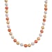 Multi Color Shell Pearl Necklace (Size - 20) with Senorita Clasp 380.00 Ct.