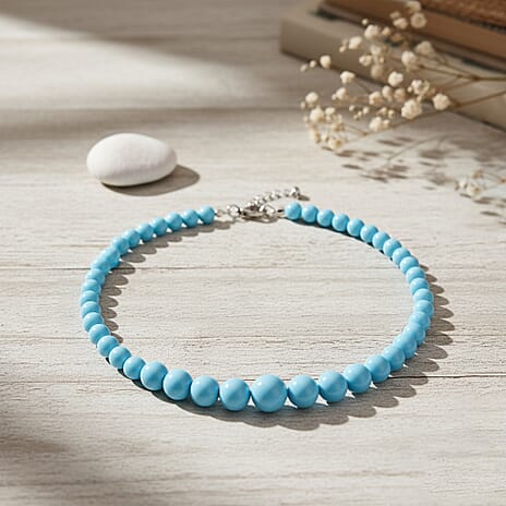 Sleeping Beauty Colour Shell Pearl Necklace (Size 20 - 2 Ext) with Lobster Clasp 290.00 Ct.
