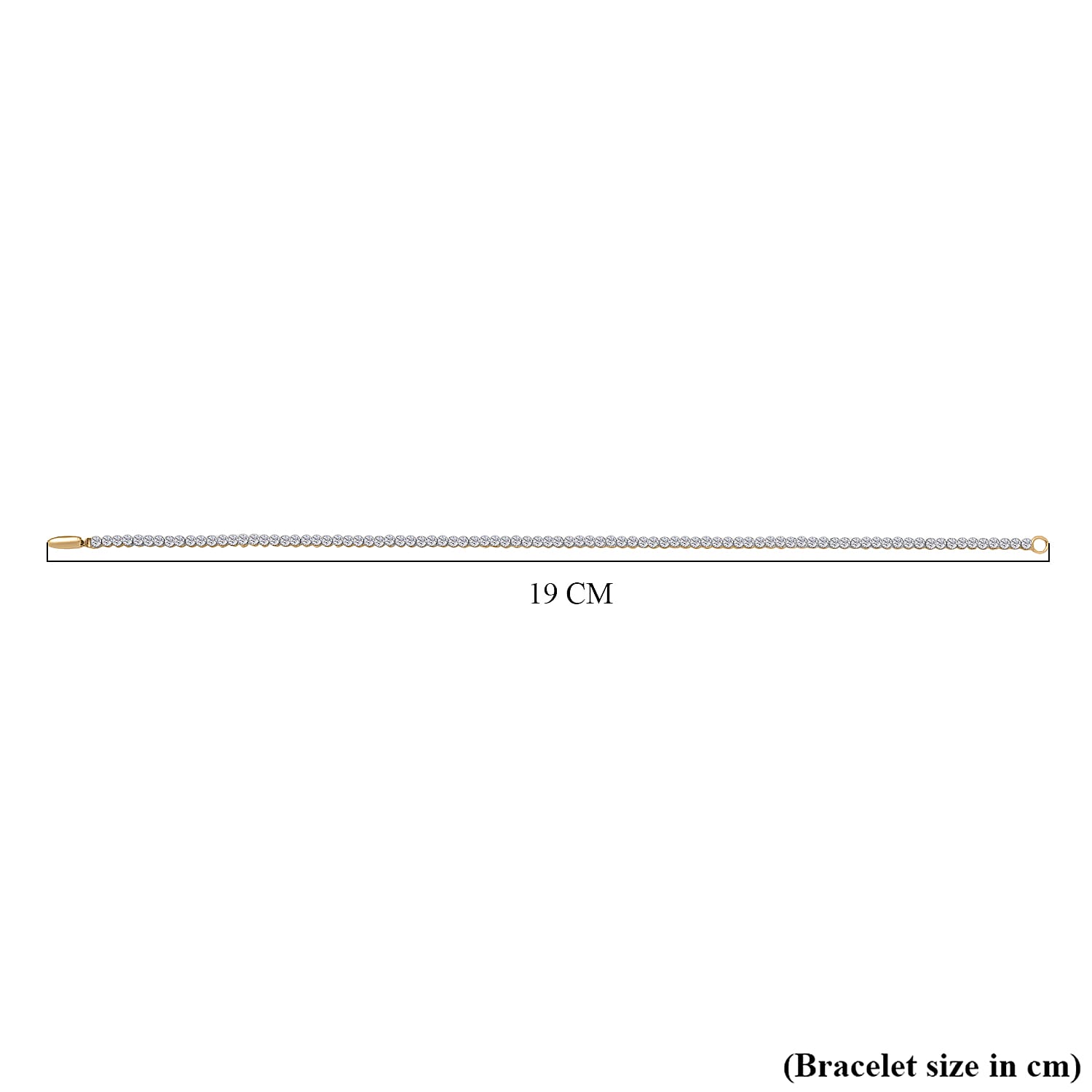 Luxuriant 9K Yellow Gold SGL Certified (SI-GH) Lab Grown Diamond Cluster Bracelet (Size 7.5) 2.23 Ct.