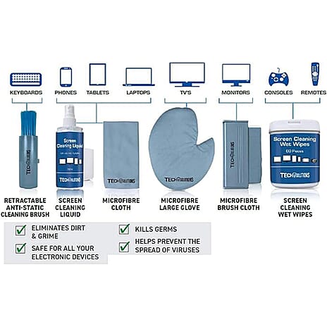 Antibacterial Multi-Purpose Cleaning Kit - White