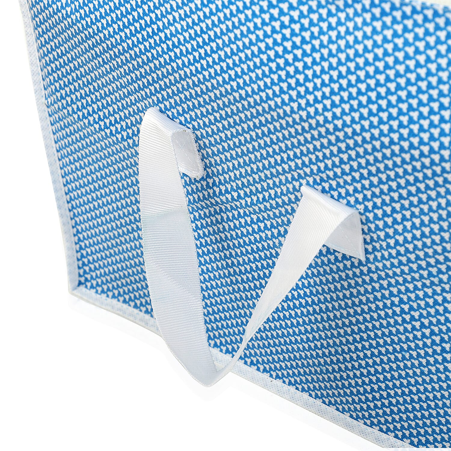 Set of 3 Storage Organisers With Transparent Viewing Window (60 x 30 x 45 cm) - Blue