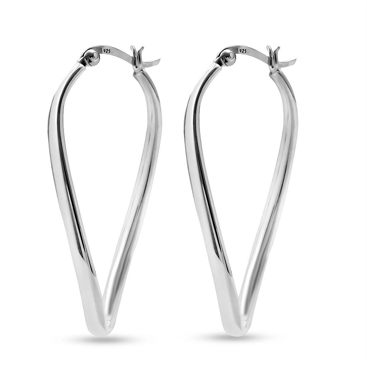 Sterling Silver Earring with Clasp, Silver Wt.5.60 Gms.