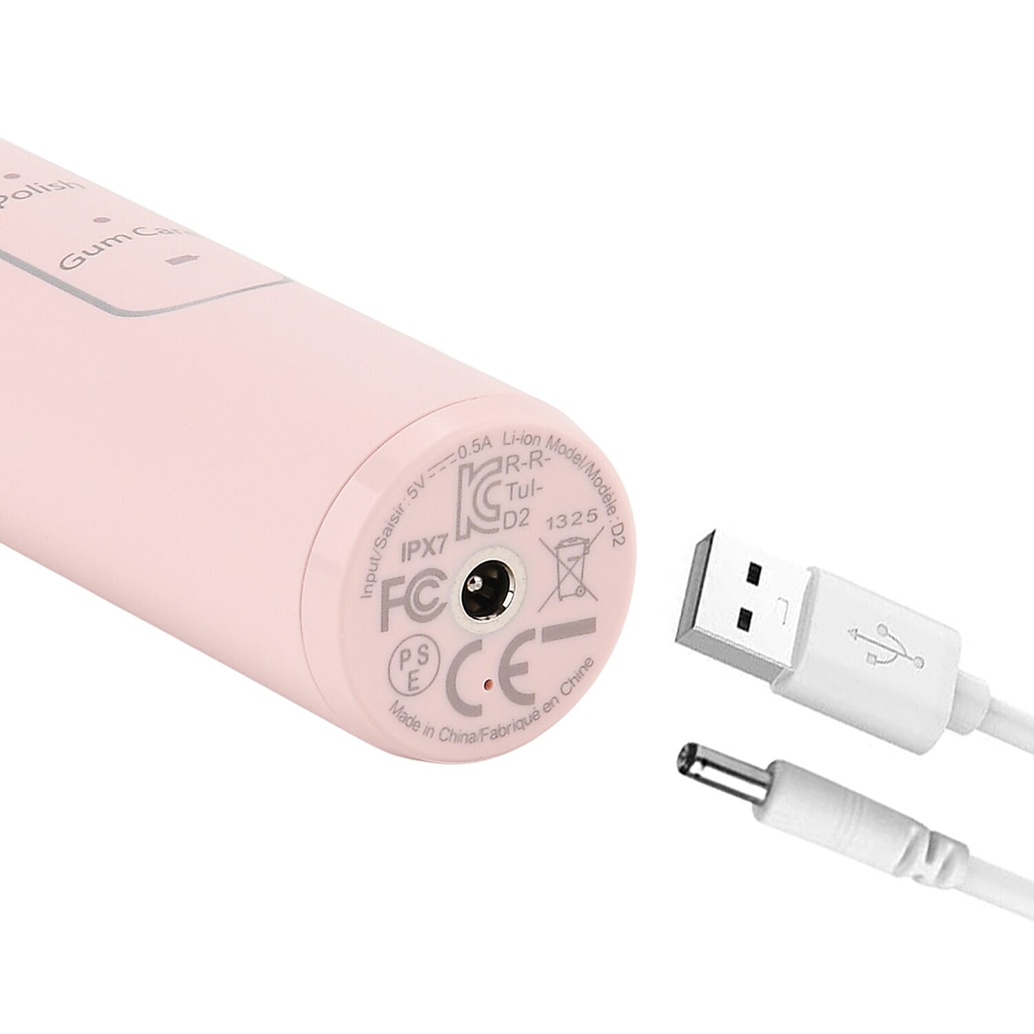 Bitvae Sonic Toothbrush With 8 Replacement Heads & Travel Case, 40,000 Strokes per min, 5 Brushing Modes & Smart Timer - Pink